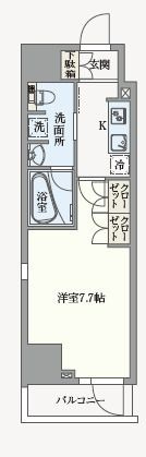 アジールコート汐浜キャナルの間取り|間取りです。