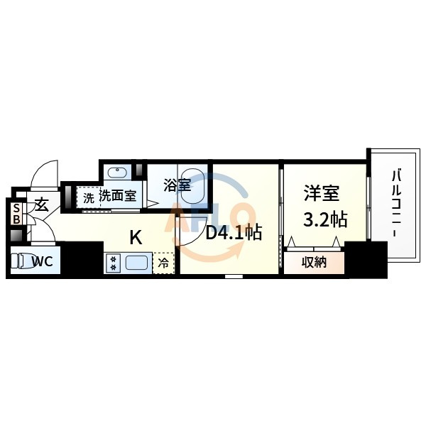 ArtizA新大阪D.C.の間取り|ArtizA新大阪D.C　間取り