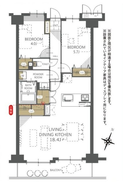 日東アークシティ女池の間取り