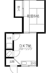 使い勝手のいい１ＤＫ♪