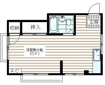 さざなみビルの間取り|間取りです。