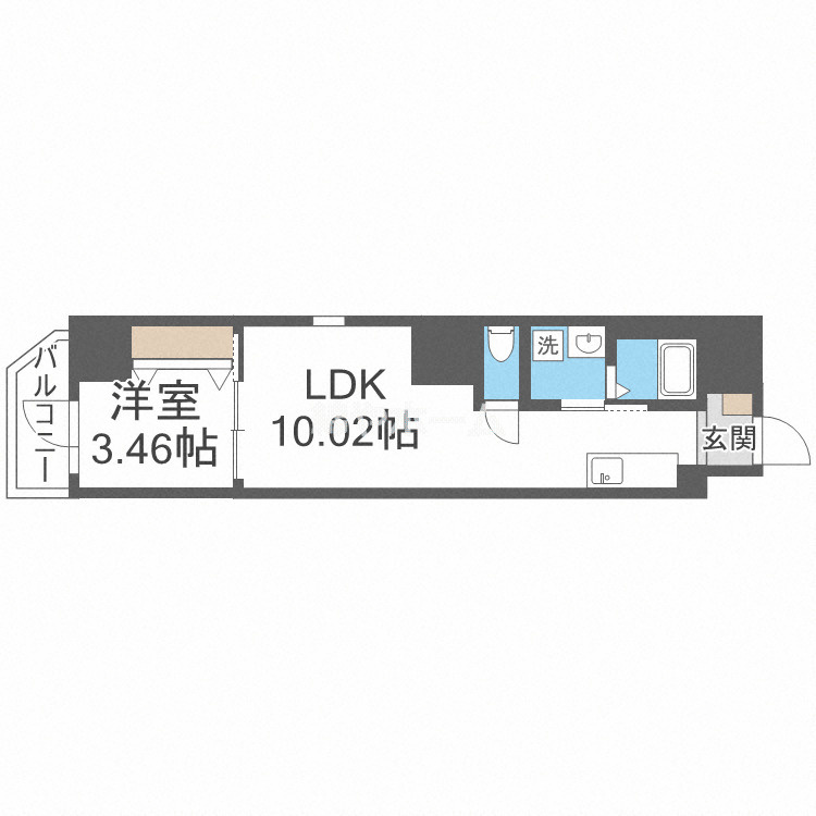 URBAN PARK難波南の間取り