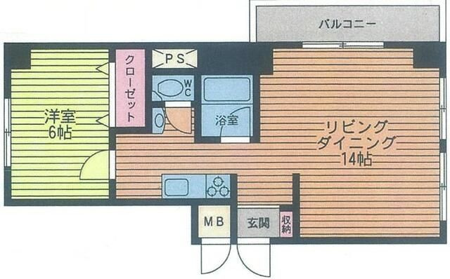 ミカドマンションの間取り|間取りです。