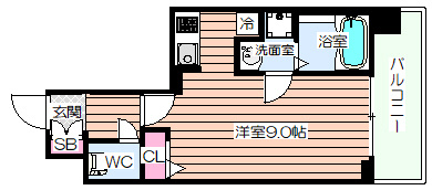 【間取り】 | アドバンス西梅田Ⅱ