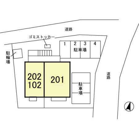 albaの区画図
