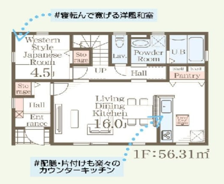 下野市川中子　新築戸建4　敷地90.6坪