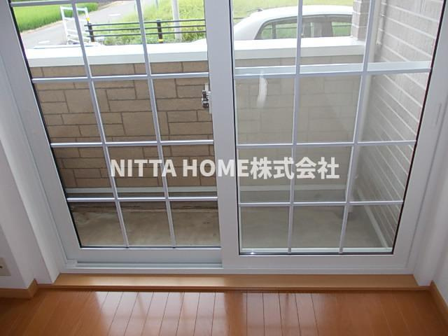 サンヒルズＡのバルコニー|南東向きのバルコニーです＊