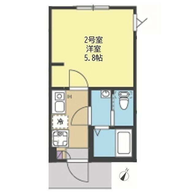 フェリチタ中野島の間取り