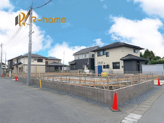 石岡市石岡4期　新築戸建て　1号棟の外観|ご予約を頂ければ、『平日』はもちろん『早朝』や『夜間』もご見学可能です♪お気軽にお申し付けください♪
