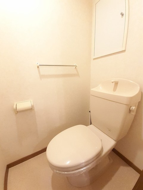 藤沢市善行１丁目の賃貸マンションのトイレ