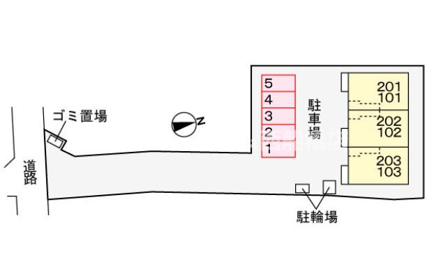 エストボヌールの区画図