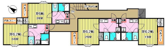 ピュア呉服町の間取り