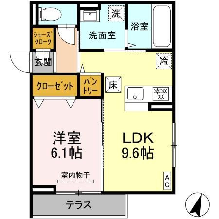 【間取り】 | コンフォール西鶴間4丁目(コンフォールニシツルマヨンチョウメ)