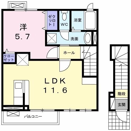 【間取り】 | パレスハイム3(パレスハイムスリー)
