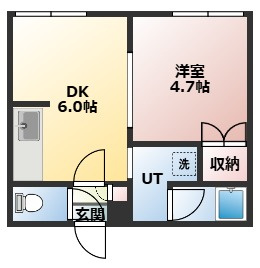【間取り】 | メゾンドフジ | 間取りです
