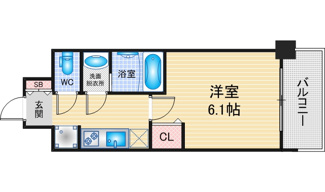 【間取り】 | ディアレイシャス名古屋大須通南 | 略図の為、現状優先