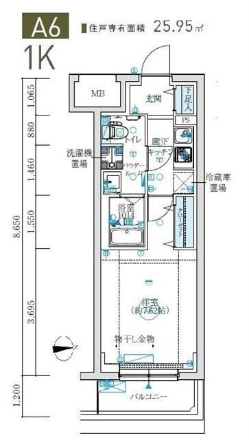 ＭＡＸＩＶ生田の間取り