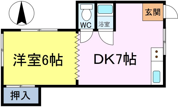 谷荘の間取り