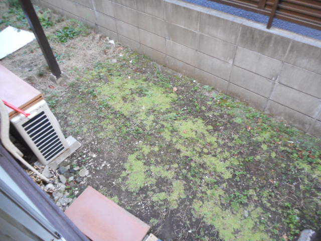 谷荘のバルコニー