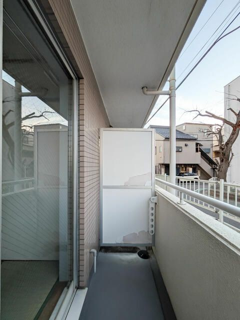 アスタック１２８９のバルコニー
