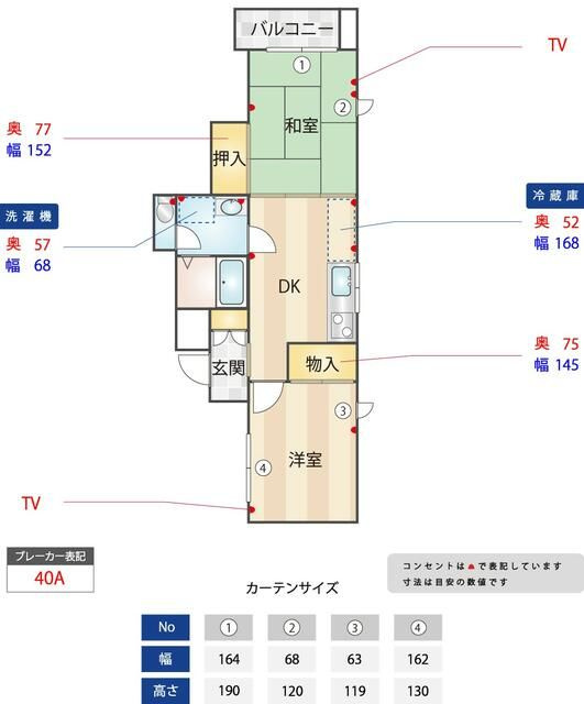 アスタック１２８９の間取り