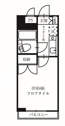 コスモリード国分寺の間取り