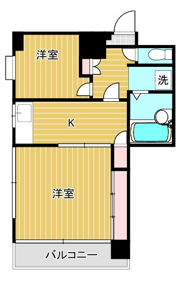 サントピヤマンションの間取り
