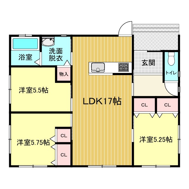 佐土原町下田島の間取り