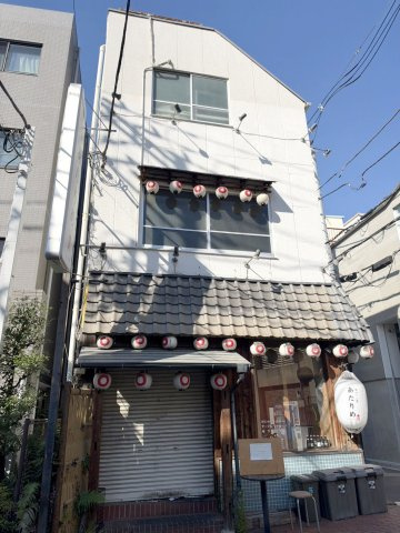 白山駅上住居付店舗の外観