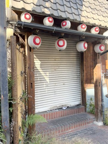 白山駅上住居付店舗の外観