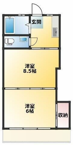 野田ビルの間取り|間取りです。