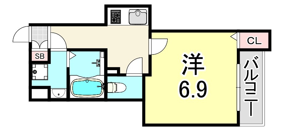 Mirage　武庫川の間取り