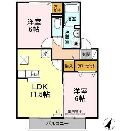 パラシオンの間取り