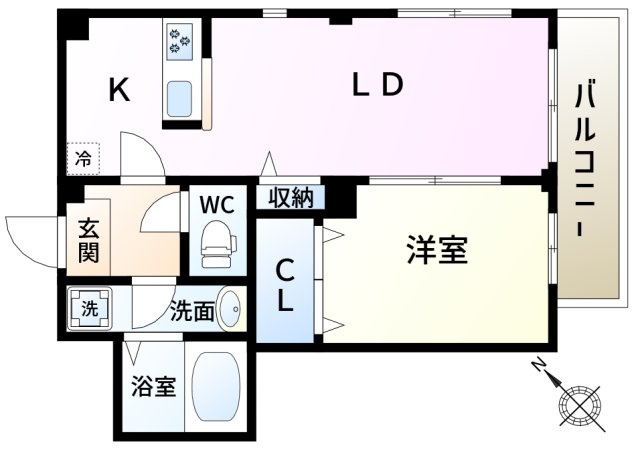 ハイネスメゾン成輪の間取り