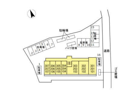 ＢＬＥＳＳ辻堂の区画図