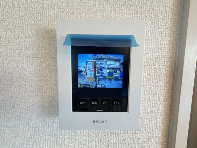 宜野湾市嘉数（全6棟） 3号棟のセキュリティ|3号棟　TVモニター付きインターフォン♪