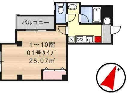 MASANI三宮の間取り