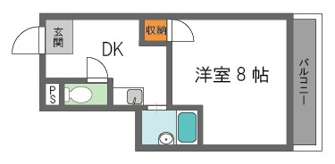 エルコート三国の間取り