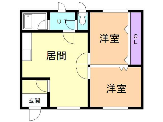 ハイツひとみの間取り