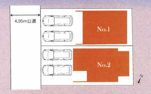 藤沢市弥勒寺416②　新築戸建全2棟　No.2の区画図