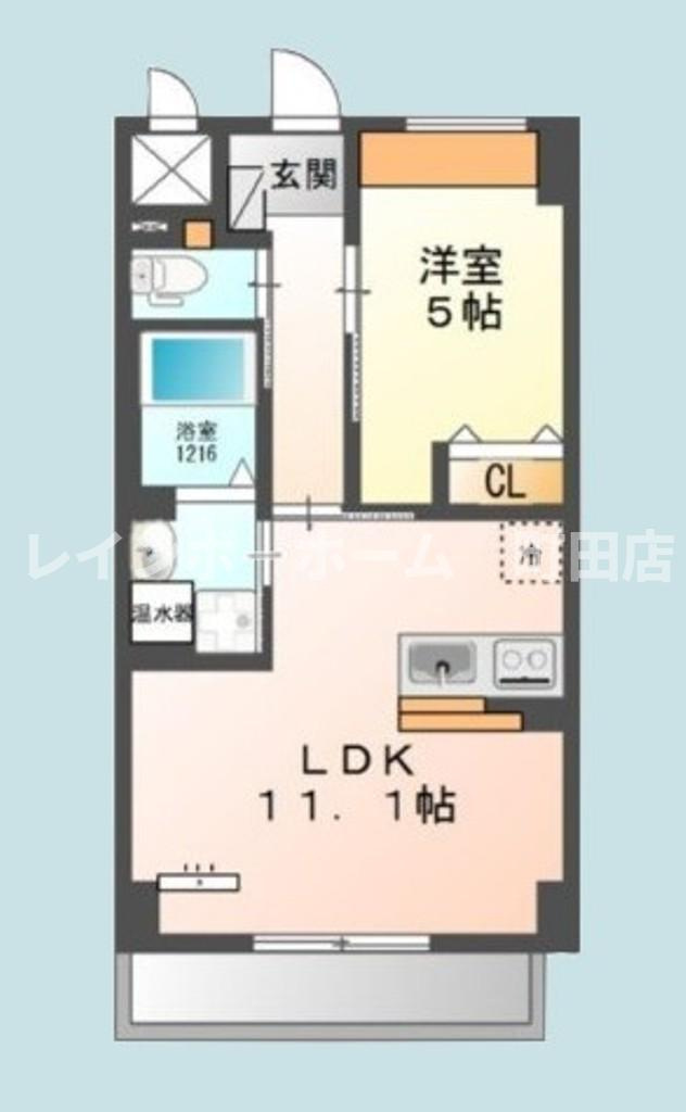 グランデ・カーサ※初期費用分割後払いサービス利用可能物件の間取り
