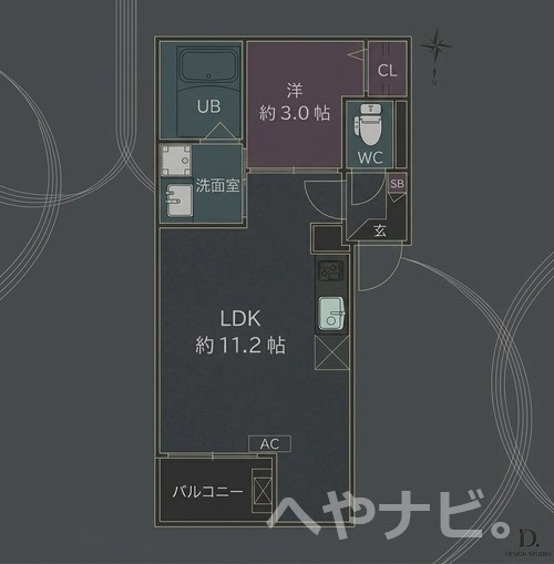 【間取り】 | Jack kawamaⅢ