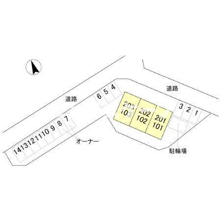 エルヴィエントの区画図|高崎、前橋のお部屋探しはエンドスケープまで！お客様の理想お聞かせ下さい♪