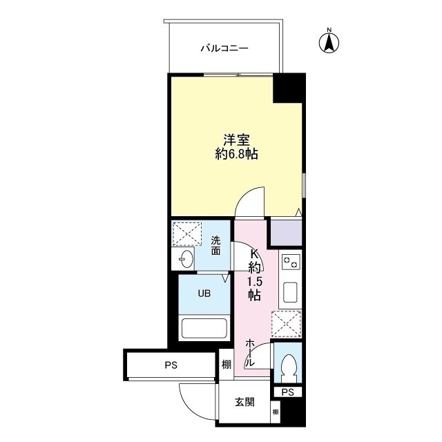 ディア甲子園口の間取り