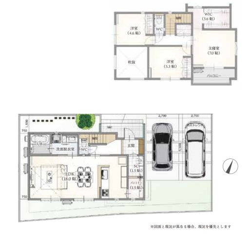 【間取り】 | 川越市上戸　新築戸建　全16棟　9号棟