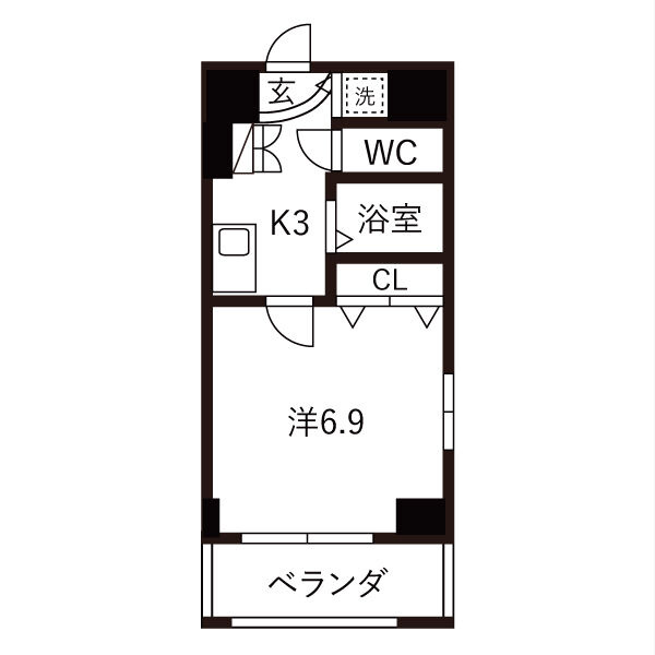 プレサンス久屋大通公園サウスの間取り