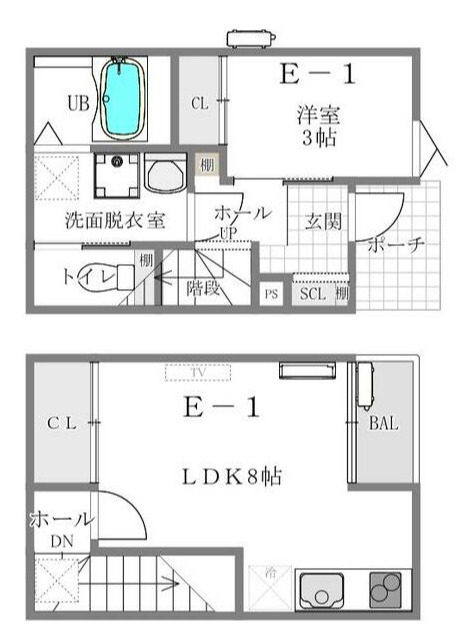 VIOLESTA熊大東の間取り