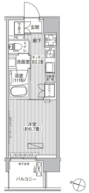 レーヴマニフィック本郷の間取り