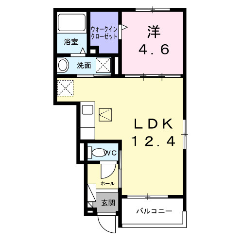 フラン　カーサの間取り