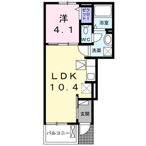 【間取り】 | シトラセイト泉佐野中町Ｂ